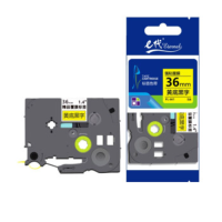 e代 标签带36mm黄底黑字TZe-661标签色带