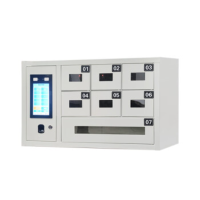 汇云星 智能手机柜7门人脸指纹充电5孔单u款 HY-SJG555 688*300*442mm