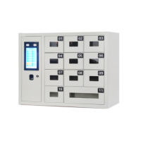 汇云星 智能手机柜11门人脸指纹充电5孔单u款 HY-SJG556 688*300*546mm