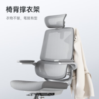 西昊M59 棉座款 人体工学电脑椅办公椅 M59灰棉坐+双弹簧腰枕+头枕