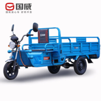 国威神豹5A电动三轮摩托车 蓝色山区版 60V32A