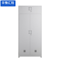 华豫汇阳 营具物品柜钢制储物柜宿舍衣帽物品柜双门内务柜常规款HY-YJ-CJG