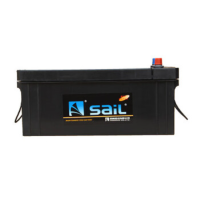 风帆6-QW-165 12V 165AH 免维护铅酸蓄电池