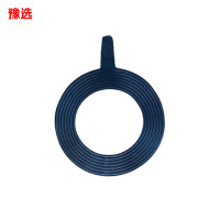 豫选工品 橡胶法兰垫片阀门密封胶圈波纹款法兰垫一片 4寸DN100*厚3mm