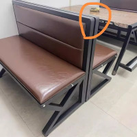 优合创佳卡座桌椅组合定制含安装不拆旧 椅子+椅子+桌子