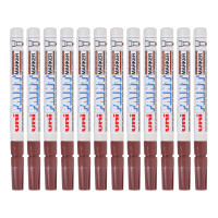 三菱PX-21 小字油漆笔 0.8-1.2mm棕色12支装