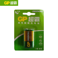 超霸(GP)9伏1粒卡装 碳性电池 10粒装