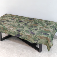 加厚耐磨桌布料一卷1.5米宽1米价卷 迷彩水墨云纹