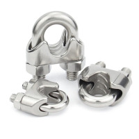 京梯不锈钢304钢丝绳u型卡扣M3