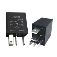 熹作汽车继电器JD2926 24V 5脚汽车大灯空调通用