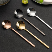 onlycook304不锈钢长柄搅拌勺 原色24cm