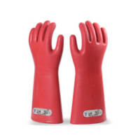 星工橡胶绝缘手套12KV平板绝缘手套