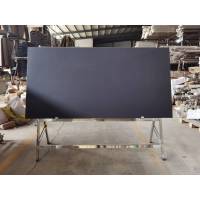 武营坊木质大黑板含不锈钢支架2.4*1.2米[无边框]