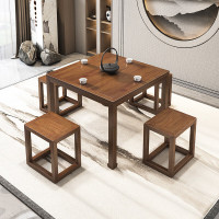 金沙公爵实木茶桌椅[单桌:80*80*75cm]