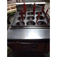 闪盾商用电加热九孔煮面炉燃气 设备9头380伏12千瓦16厘米平底篓(九孔煮面炉)