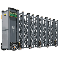 冀弘康电动伸缩门 铝合金材质主料1.2mm厚 每米延长单价 支持定制