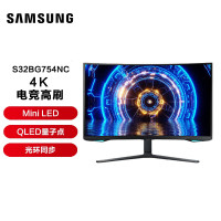 三星4K高刷电竞显示器[玄龙骑士G7/165Hz]S32BG754NC 32英寸Mini LED 1000R曲面