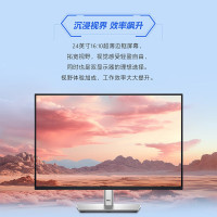 戴尔24英寸 办公显示器 16:10超薄边框 IPS 100Hz 硬件级防蓝光 USB-C 旋转升降 P2423升级款
