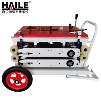 海乐光缆牵引机HZ-QYJ-Q 4L汽油机电启动 全自动履带式光纤放缆机