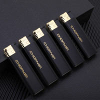 超凡25支防风点烟器批发红色金属风罩加厚一次性定制