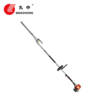 丸中高枝绿篱机修枝剪汽油宽带弯刀片隔离带修剪机[CQ1000汽油高枝绿篱机-直杆]