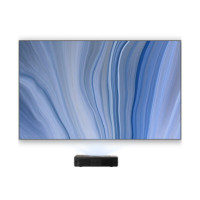 创维150英寸激光电视 KY150B01A+焦点黑栅硬屏+伸缩支架 4K超短焦投影机