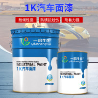 一路生花亮光 1K 汽车漆(10KG 白色)全车喷漆翻新 金属漆烤漆防锈防腐汽车面漆