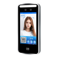 ZKAT人脸识别门禁系统一体机防水刷脸指纹面部考勤电控磁力智能锁自动门套装