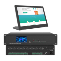 华畅视讯HC-JZ1616H主机8路串口含编程含10.1英寸有线触摸平板 高性能网络化可编程控制 国产化专业中控主机