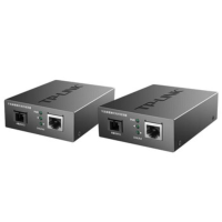 普联TL-FC311A/B-20光电转换器 千兆单模单纤光纤收发器 20公里传输SC接口