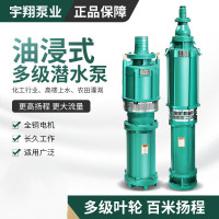 宇翔QY油浸式多级潜水电泵大流量农田灌溉抽水机高杨程 250QY400-9-15