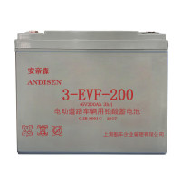 安帝森 3-EVF-200 蓄电池 6V 200AH 洗地机高尔夫球车观光巡逻车电瓶