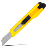 得力2001美工刀18mm大号 黄色/把