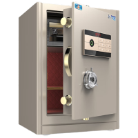 虎牌保险柜家用小型国标认证指纹密码办公保险箱加厚全钢防盗 灵耀58指纹密码 单位/个