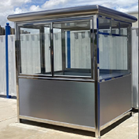 优合创佳定制不锈钢安全岗亭1.2*1.5*2.3 米