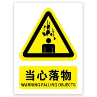 优合创佳小心跌落指示牌60×120cm KT板