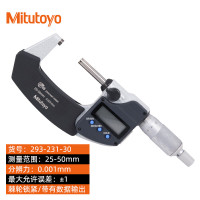 三丰数显外径千分尺 原装进口 带数据输出 高精度工业级 25-50_0.001mm(293-231-30)