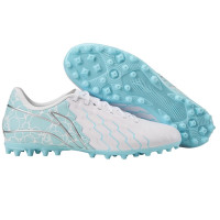 李宁YSTTO13足球鞋疾影2代TF碎钉人造草轻量化比赛训练球鞋 白浅蓝MG短钉YSFU005-5
