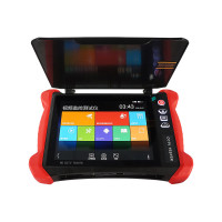 网路通工程宝8英寸多功能数字网络视频测试仪视频监控WiFi检测poe供电网线寻线验电一体摄像头工程设备V8