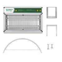 灯下X40S-LED双管 户外灭蚊灯 物业广场室外草坪诱蚊蝇灯电蚊灯 新升级LED三管