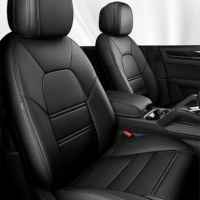 飓荣全包围四季通用汽车座椅套 黑色皮革款 北汽BJ80专用
