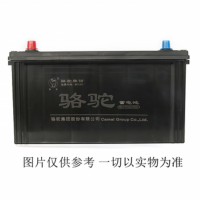 骆驼铅酸免维护电瓶N105同6-QW-175min(750)圆柱免维护蓄电池 不收旧 适用三轮车中型货车