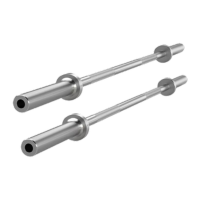 特泽瓦电镀奥杆健身房直杆曲杆健身运动哑铃杆杠铃杆2.2m