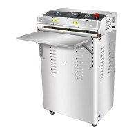 逸飞真空机 YF-1000B 包装机商用电子元器件全自动抽真空封口机不锈钢PLC款(20L工业泵双气嘴)