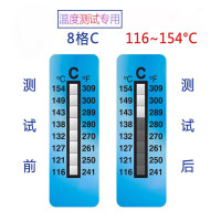 PYTHONIC 8格C测温贴纸热敏感温纸温度标签贴温度条