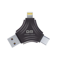 大迈Lightning/USB3.0/type-c 苹果安卓手机U盘三合一APD006 512GB