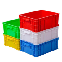 意森亚YSY11201塑料周转箱带盖子 640*430*310mm