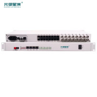 光御星洲GY-8E14FE8P 综合多业务光端机 光传输8路电话+8路E1+4路百兆网口物理隔离单纤1对