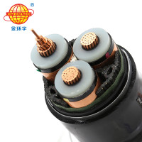 金环宇国标铜芯中压高压铠装电力电缆ZA-YJV22 8.7/15KV 3*95平方 1米定做