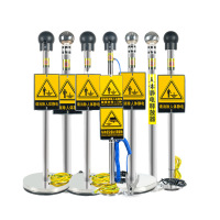 飞日诺人体静电触摸式释放器 立式防爆语音报警带数显